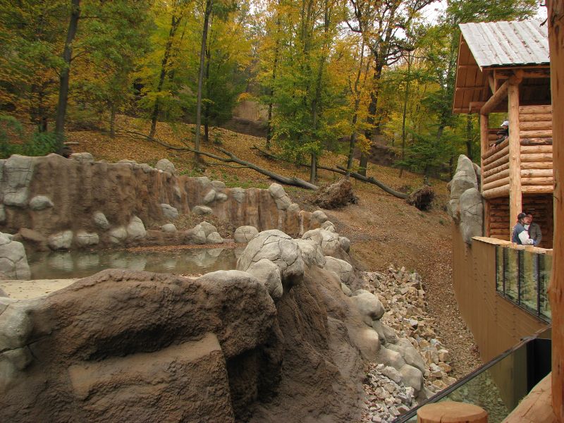 Kamtschatka bear enclosure
