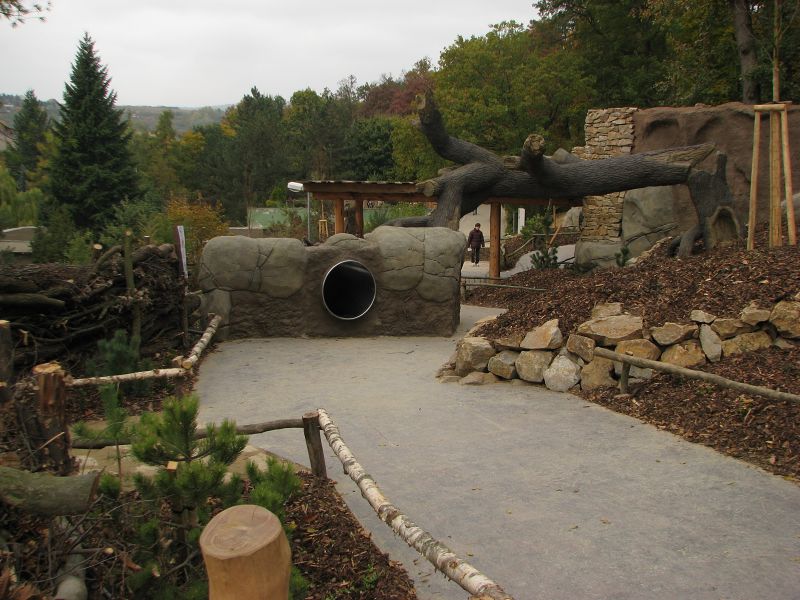 Kamtschatka bear enclosure