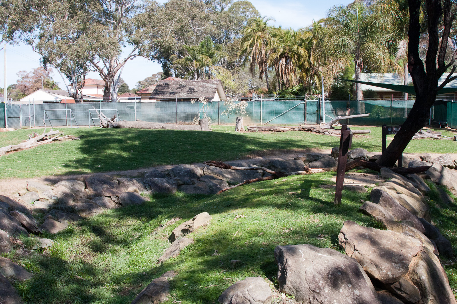 Kangaroo enclosure, Sept 2011