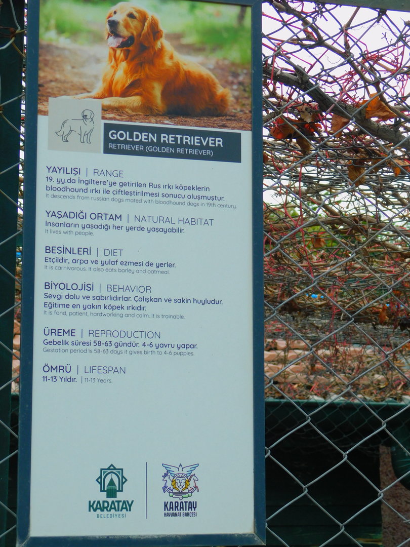Karatay Zoo Signage Example