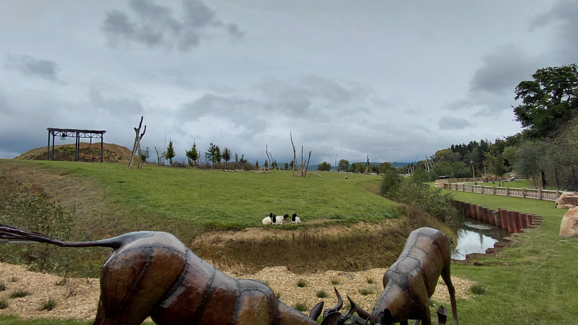 Karibuni - bush elephant exhibit