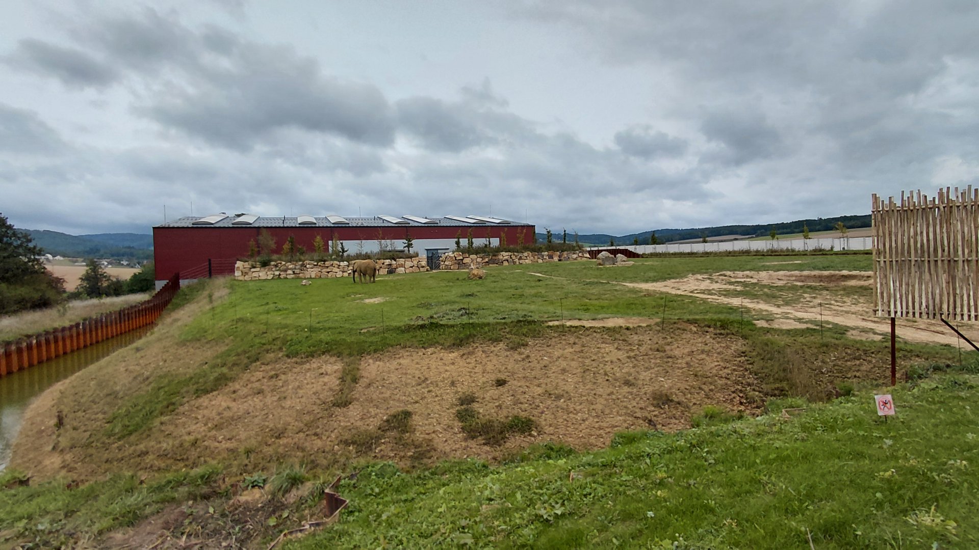 Karibuni - smaller bush elephant exhibit