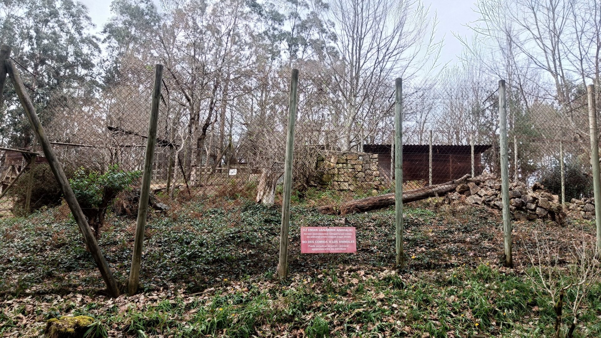 Karpín Fauna - Barbary macaque enclosure 2