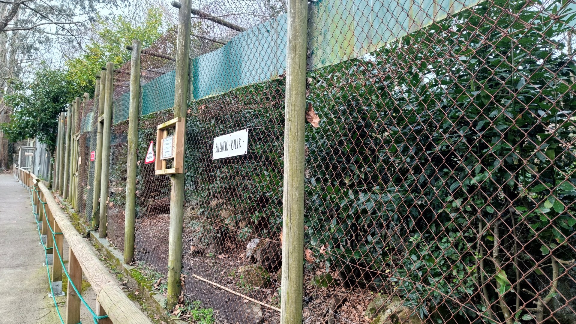 Karpín Fauna - Clouded leopard enclosure