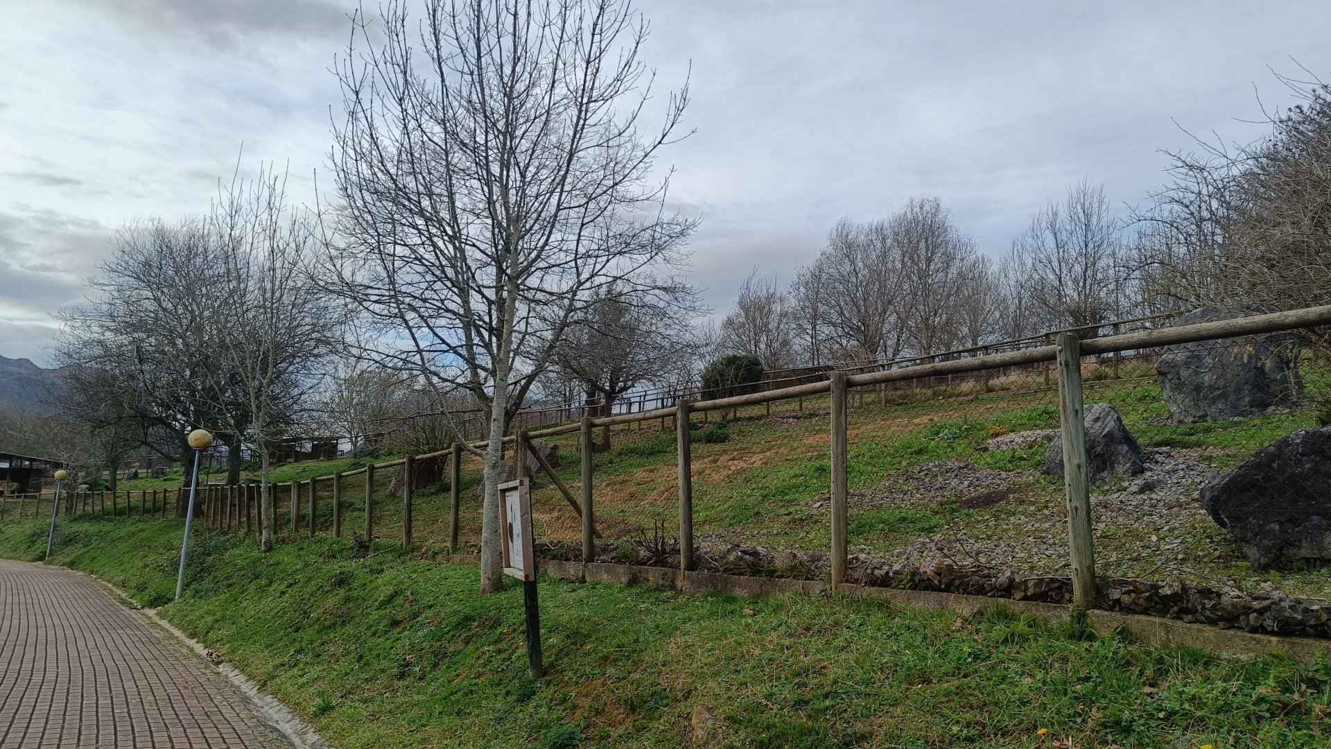 Karpín Fauna - Llama enclosure