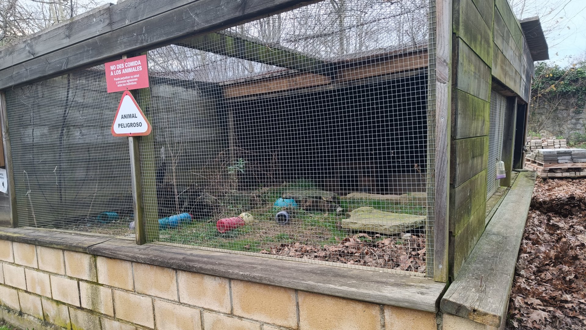 Karpín Fauna - Meerkat enclosure