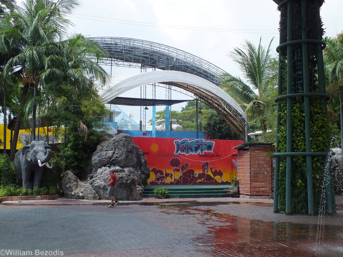 Kenyan Acrobatics Show Area
