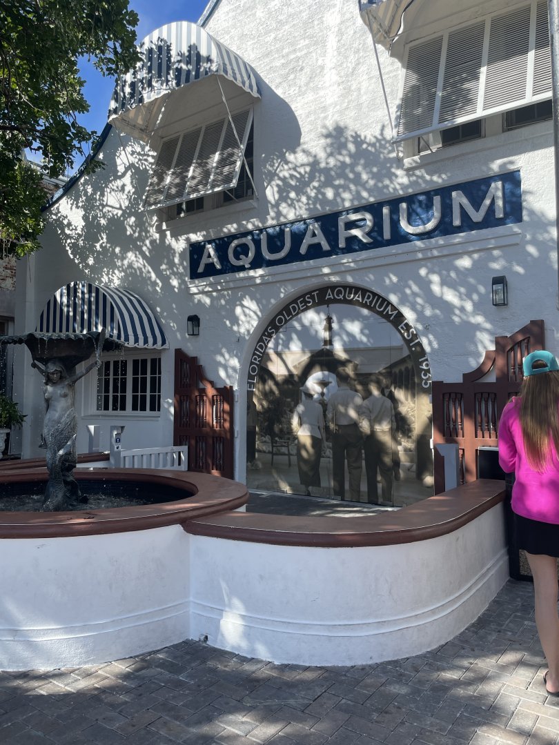 Key West Aquarium entrance (1/2/24)