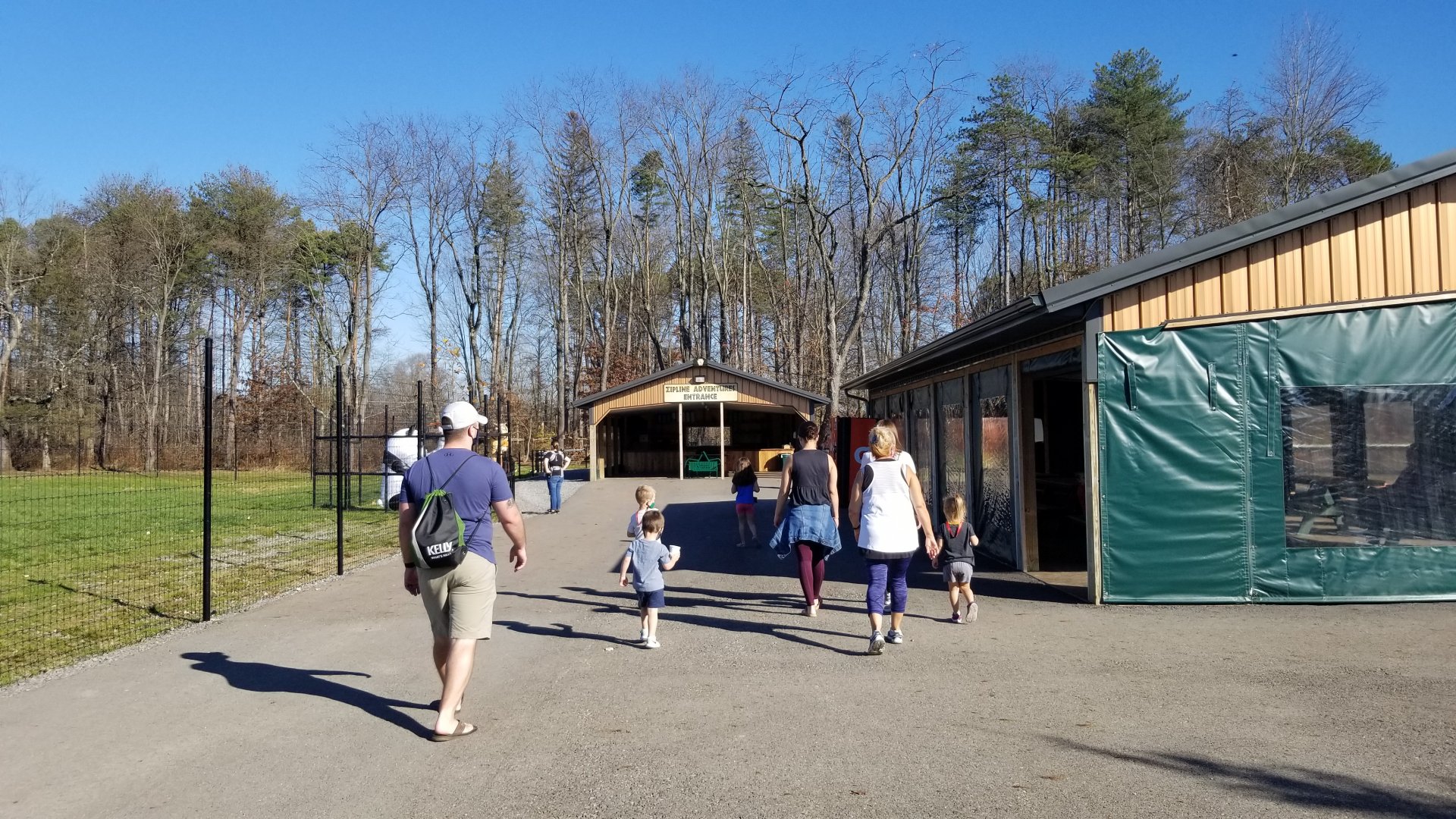 Keystone Safari - Path to entrance of zip line
