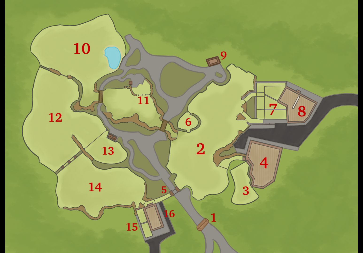 “Kiemga Veldt” Exhibit map