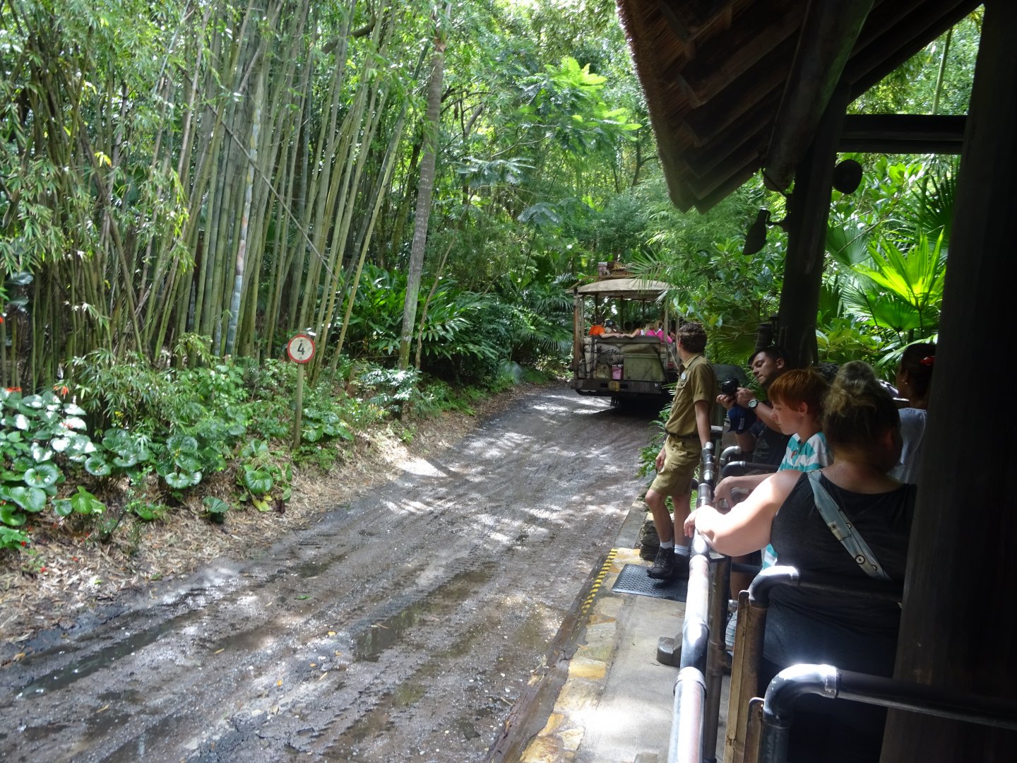 Kilimanjaro Safaris Boarding Area at Disney's Animal Kingdom (2014)
