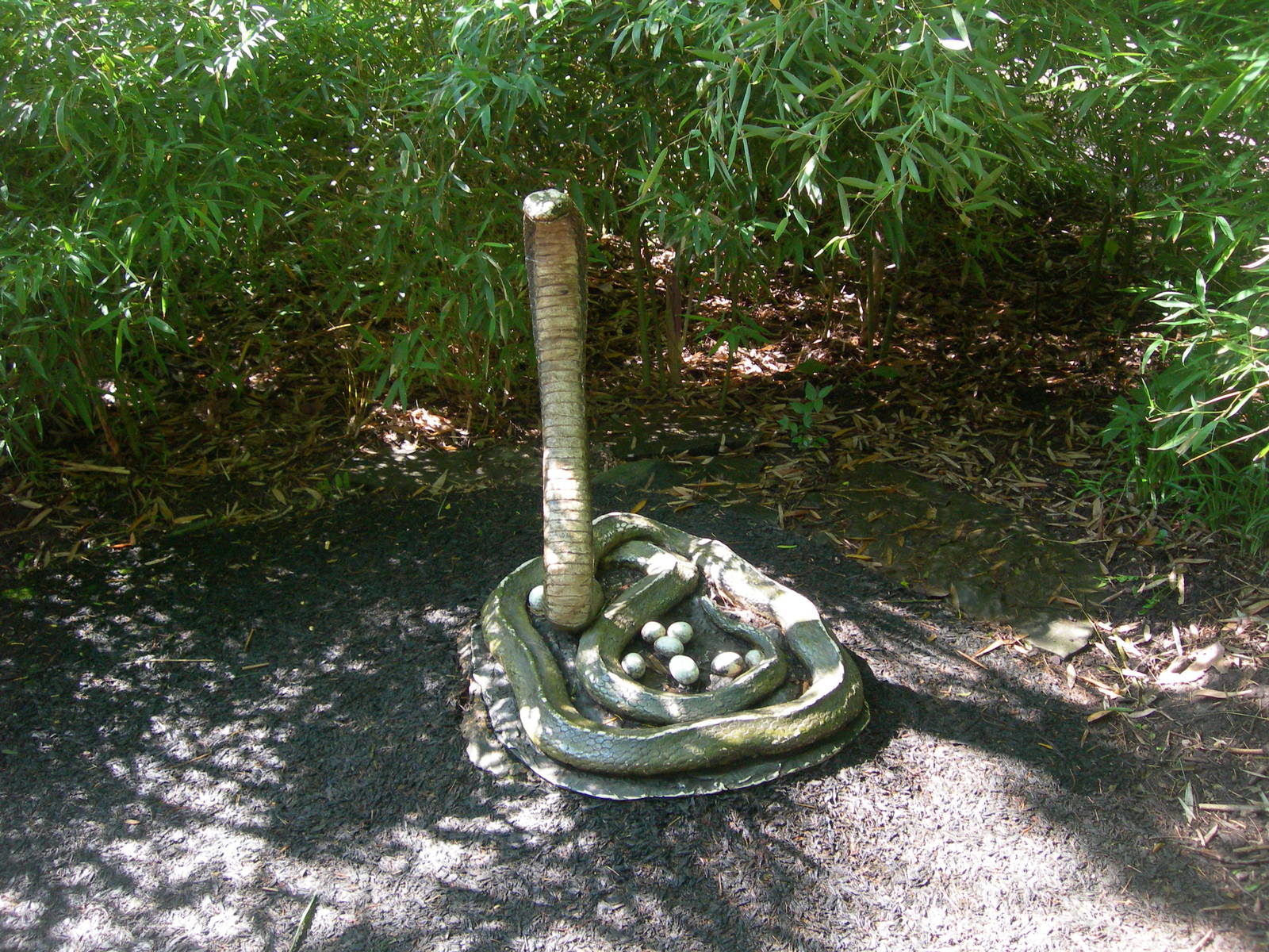 King Cobra statue in Rivers Edge