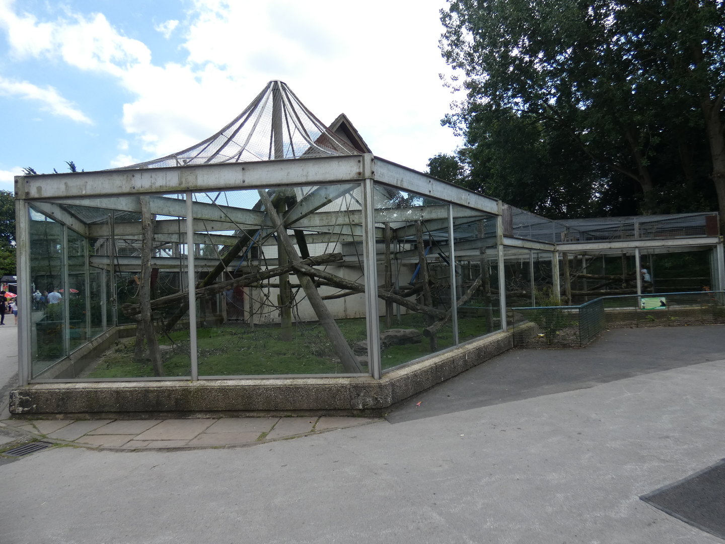 King colobus enclosure