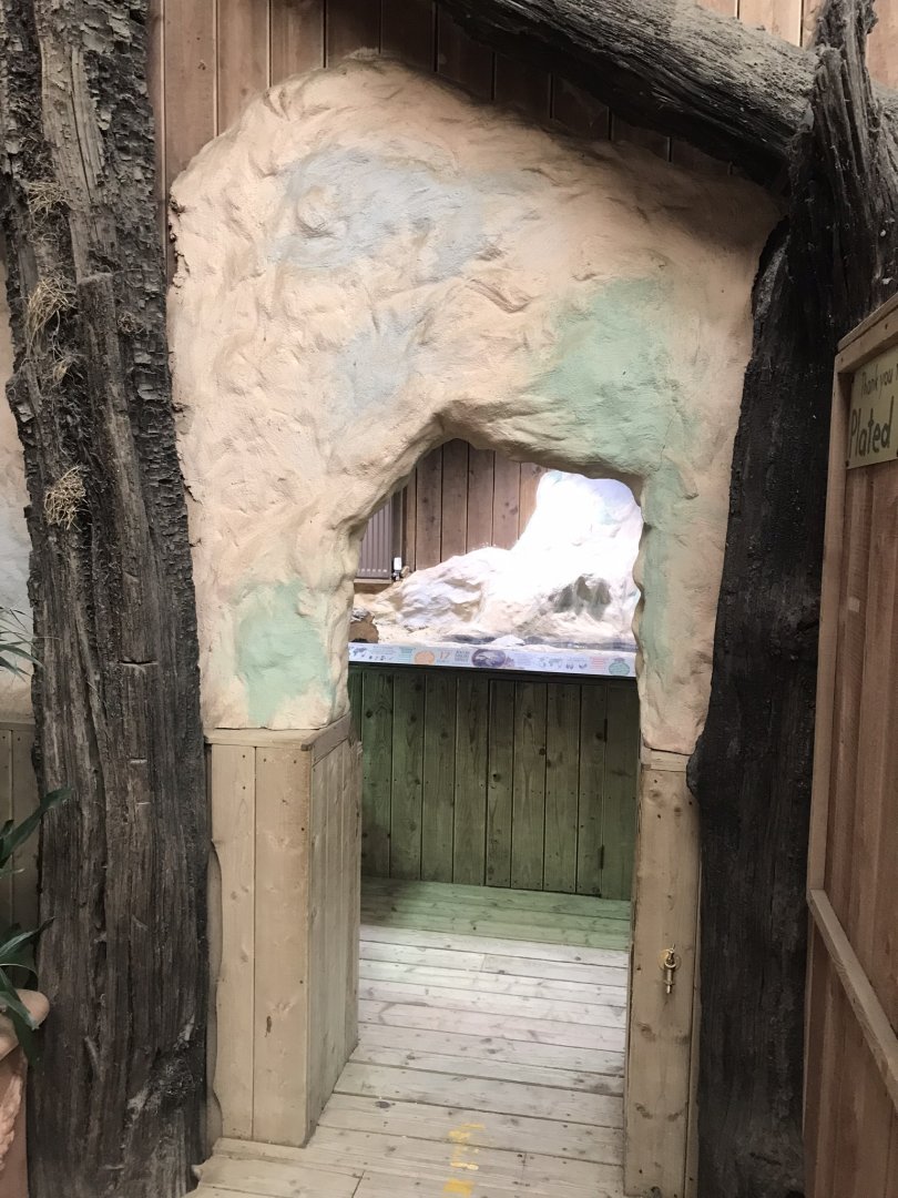 Kingdom of the Wild - archway through to reptile exhibit 050819