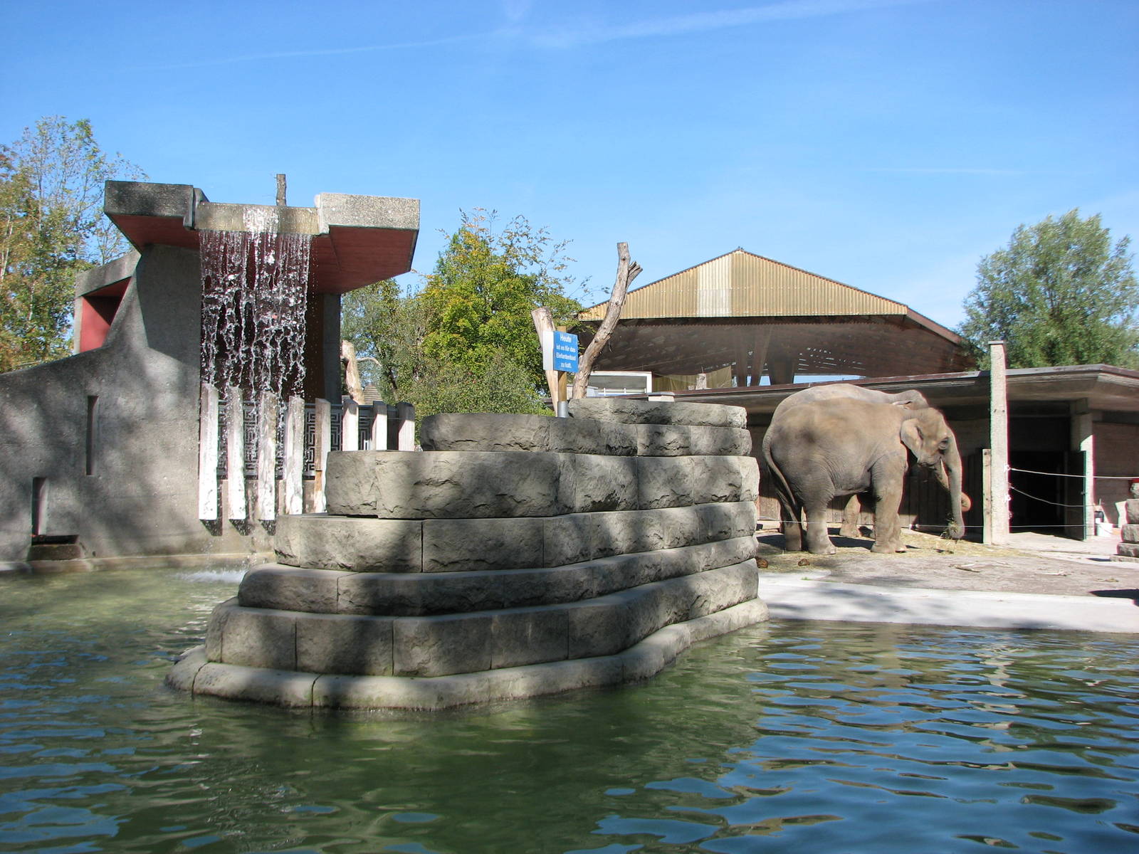 Knie Kinderzoo 2006 - Part of the Asiatic Elephant exhibit