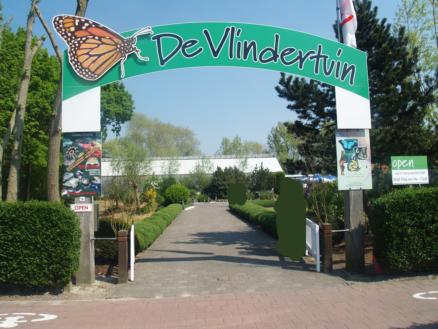 Knokke-Heist butterfly garden (Closed in 2010) - Entrance, 2007-04-22