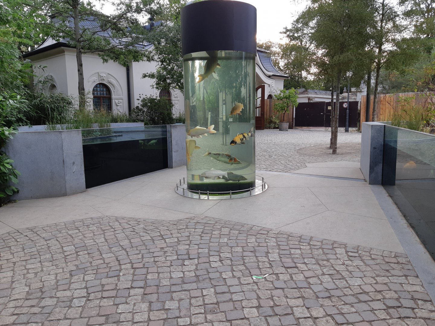 Koi carp tower - Zoo Leipzig