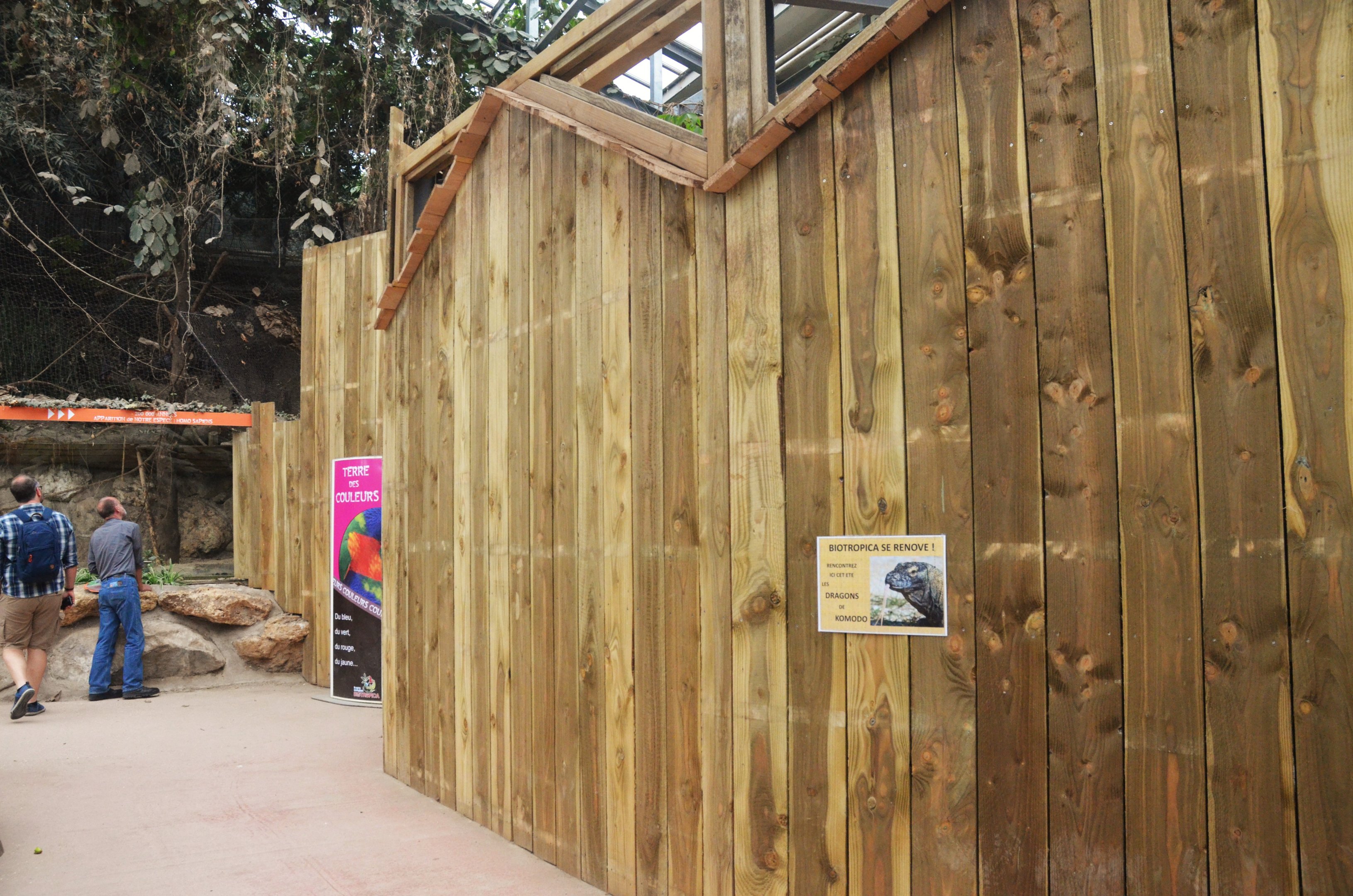 Komodo Dragon Enclosure Construction at Biotropica, 16/06/18