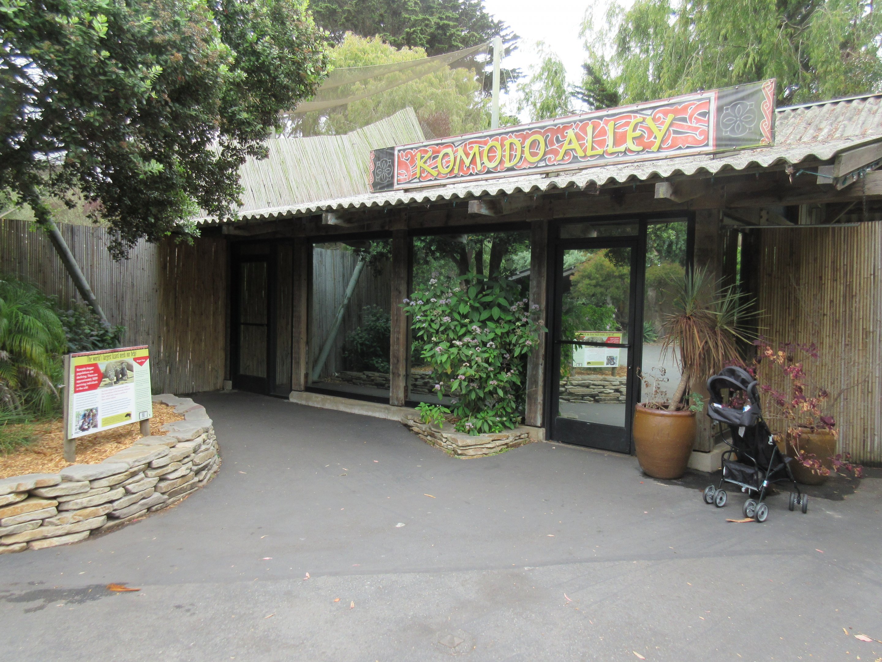Komodo Dragon Exhibit (incredibly tiny)