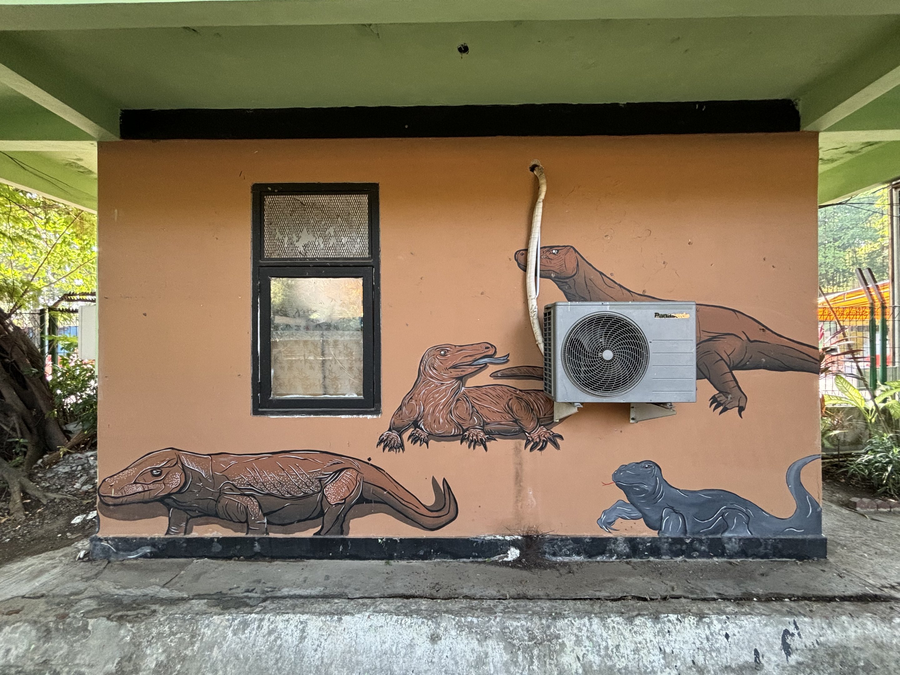 Komodo Dragon Mural