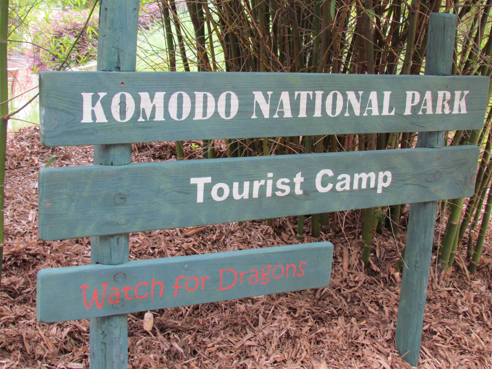 Komodo National Park Sign