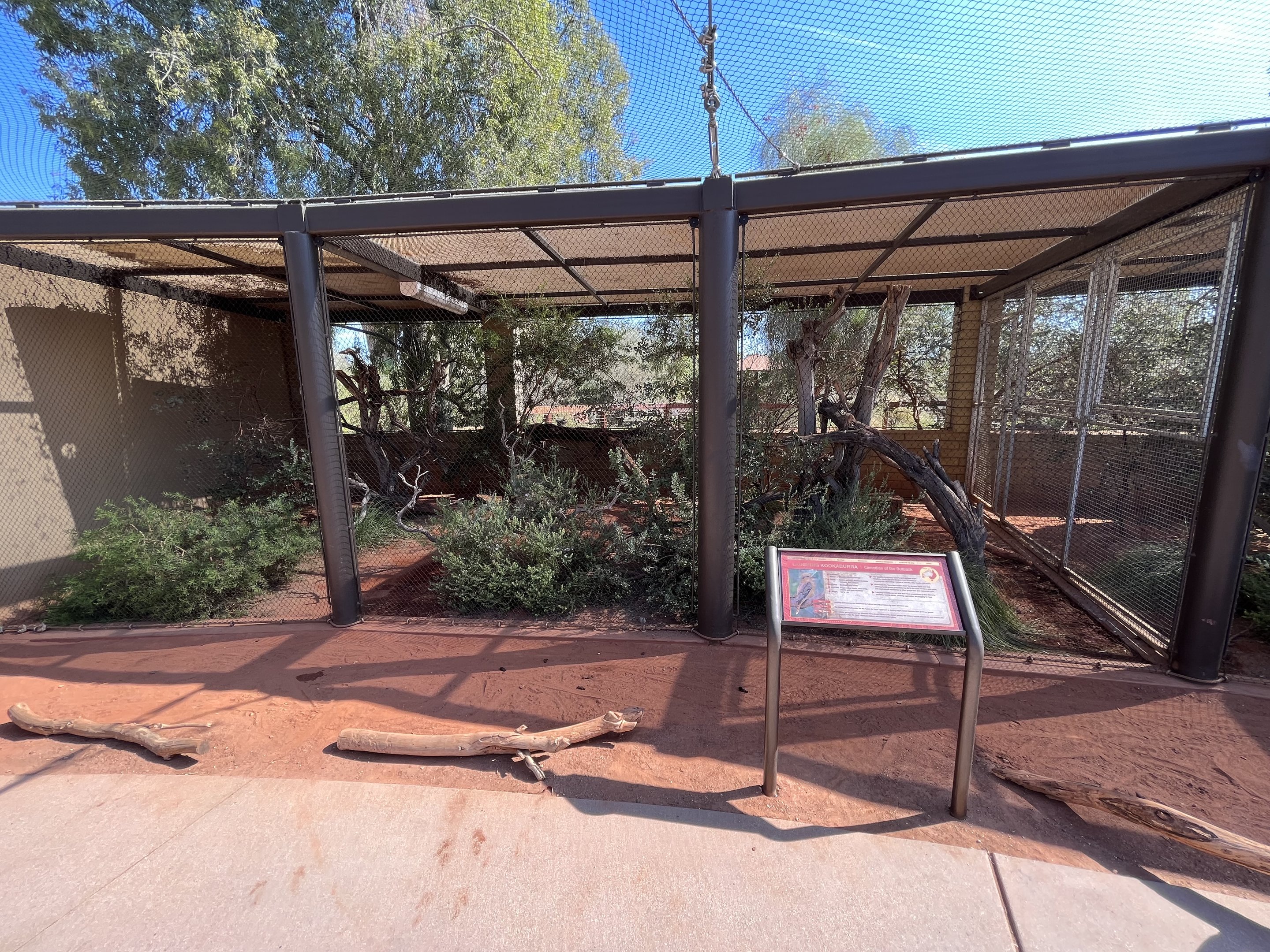 Kookaburra + Tawny Frogmouth Aviaries