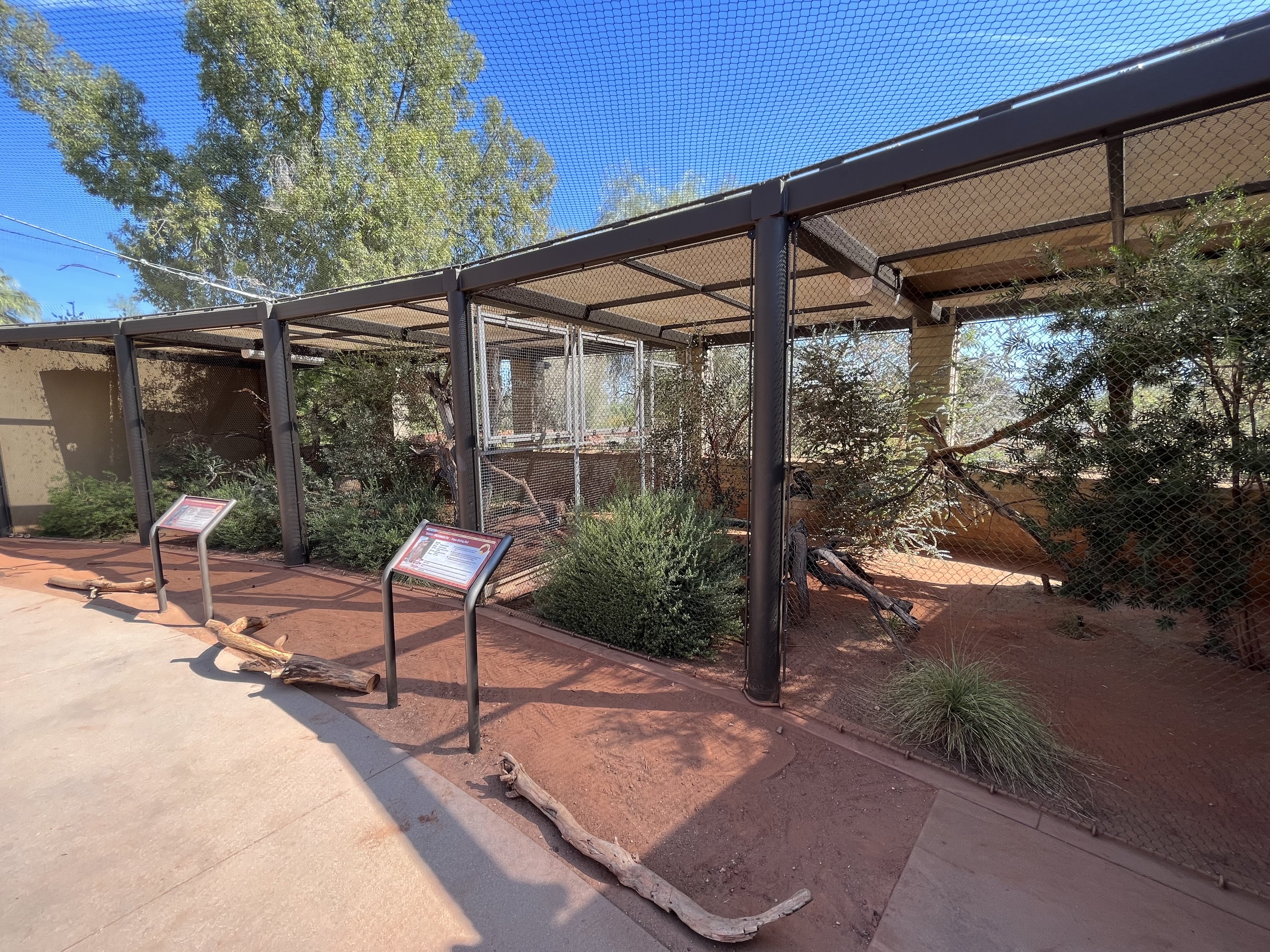 Kookaburra + Tawny Frogmouth Aviaries