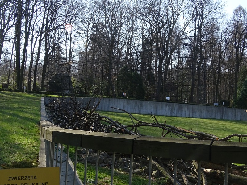 Krakow Zoo 04/2019: Condor enclosure and part of giraffe enclosure