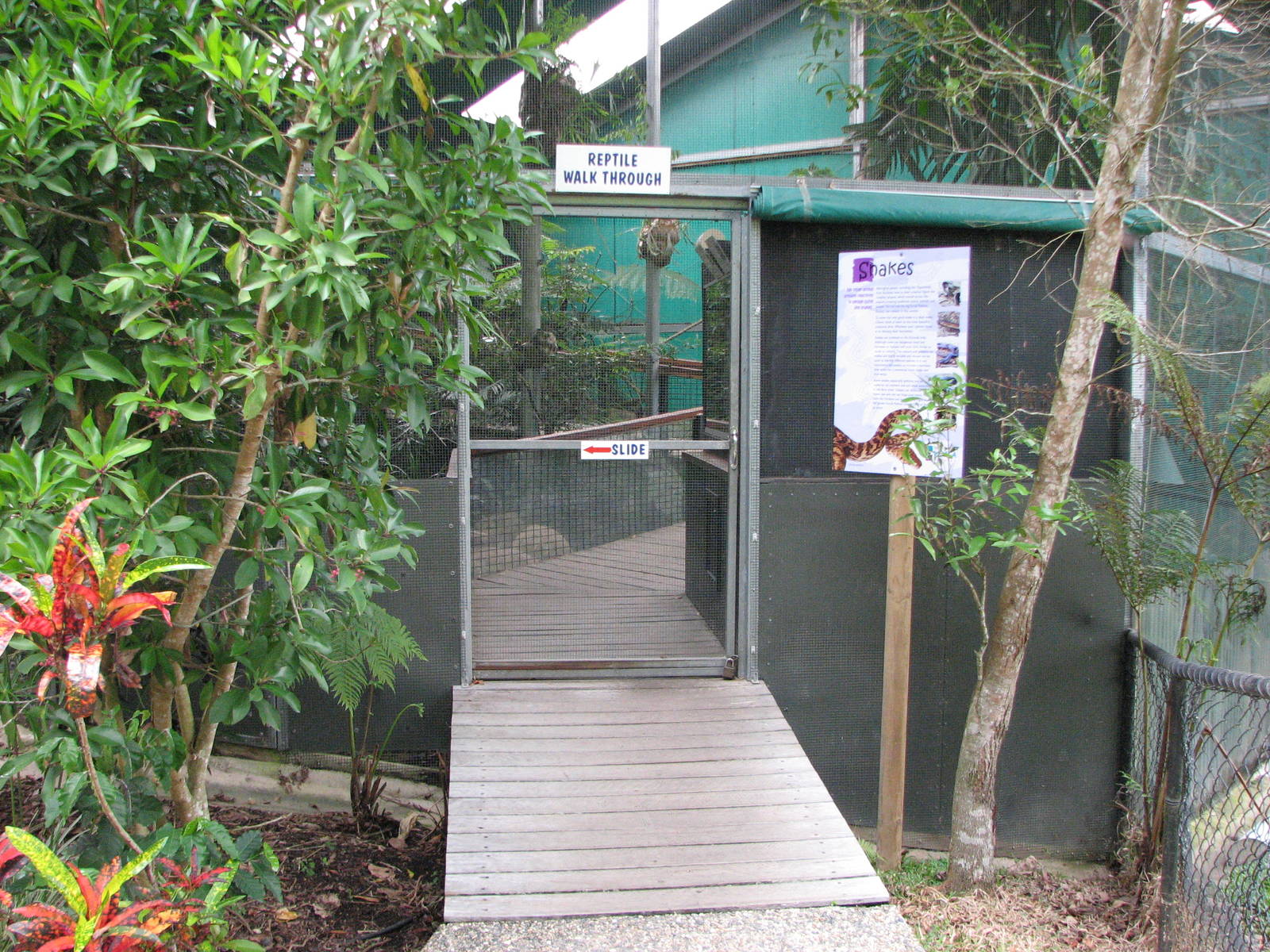 Kuranda Koala Gardens - Entrance to the Reptile Walk-Through