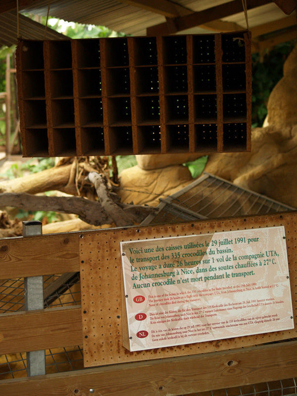 La ferme aux crocodiles - Transportation box