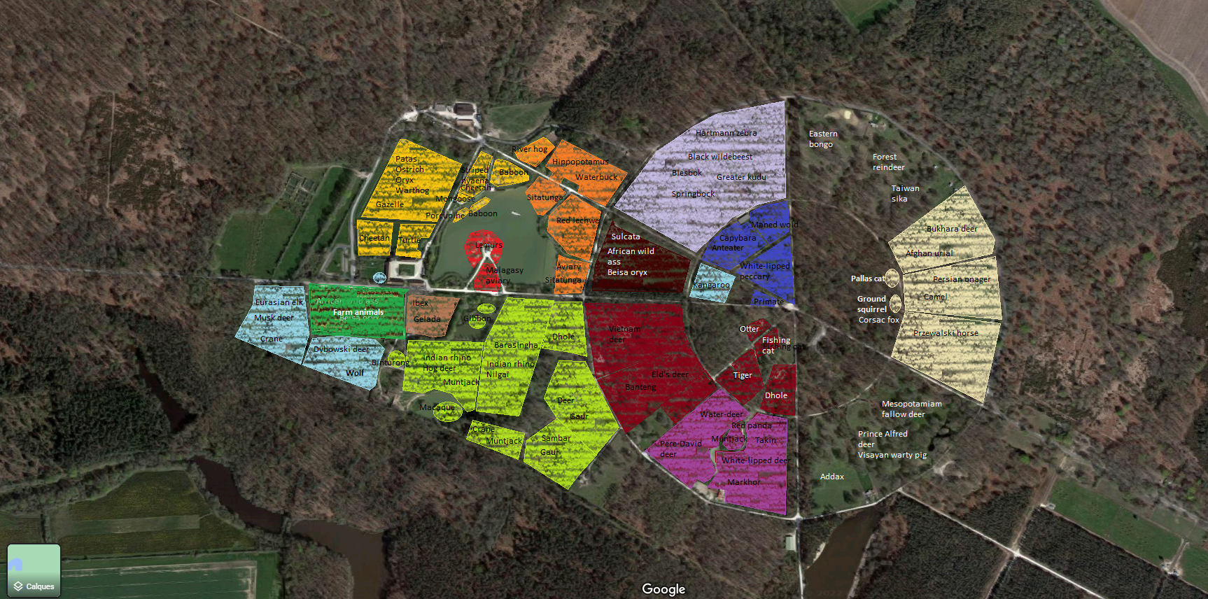 La Haute Touche proposal of masterplan