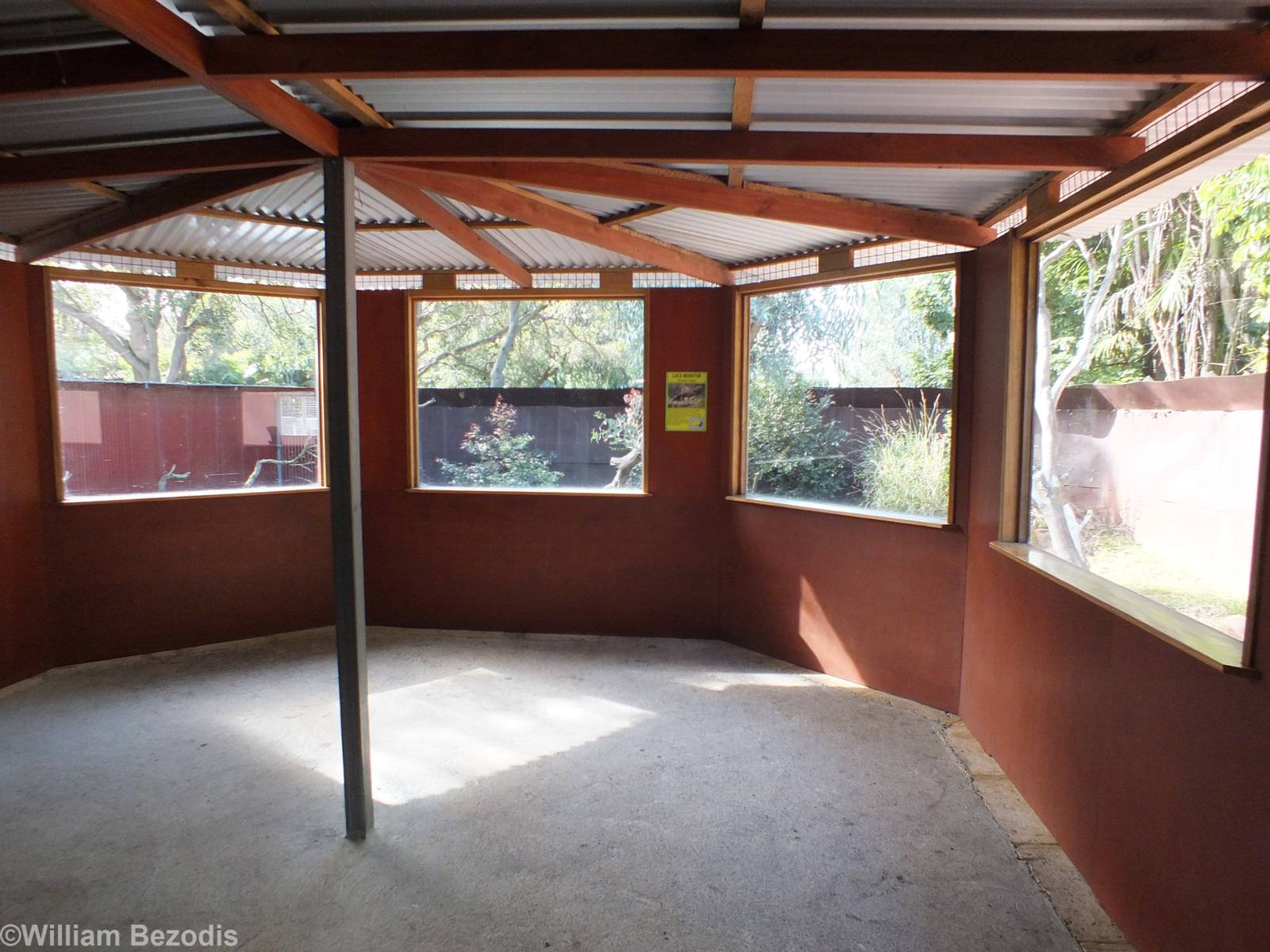 Lace Monitor Viewing Area - Caversham Wildlife Park