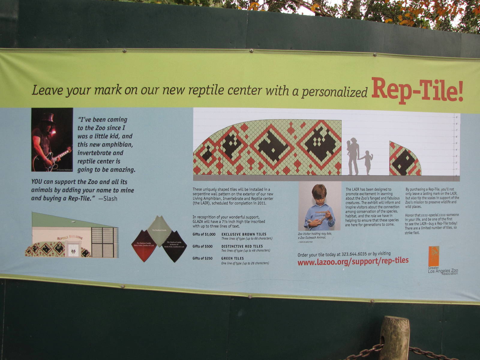 LAIR Rep-Tile Donor Advertisement