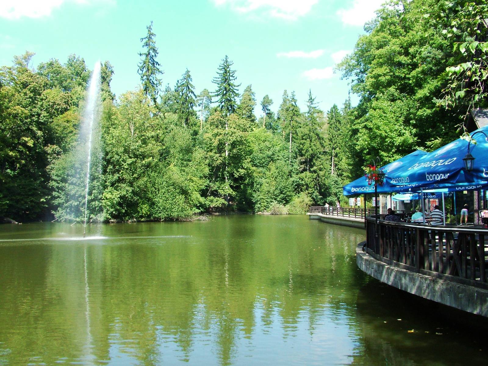 Lake and Fountain at Liberec, 28/08/12