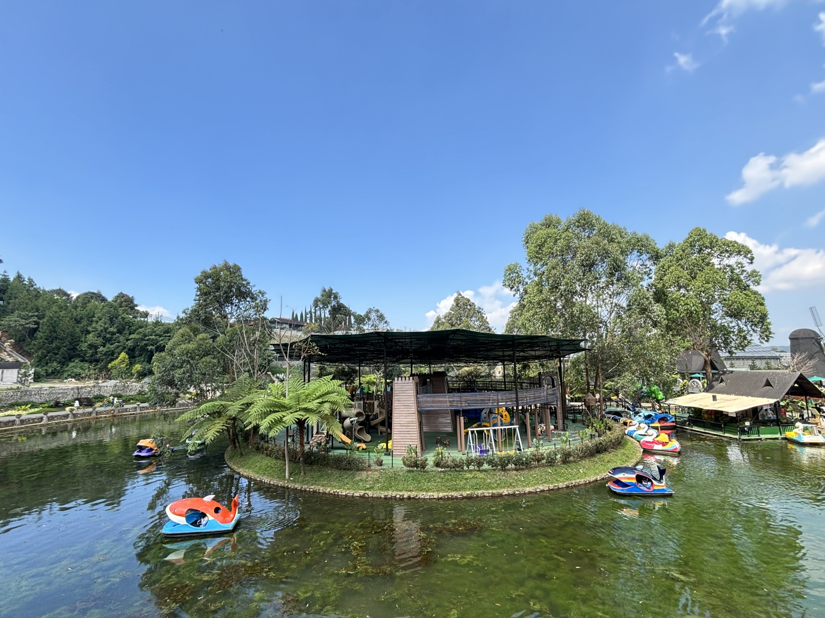 Lake + Covered Playground