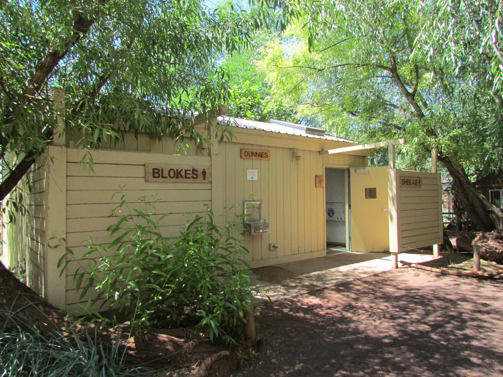 Land Down Under - restrooms