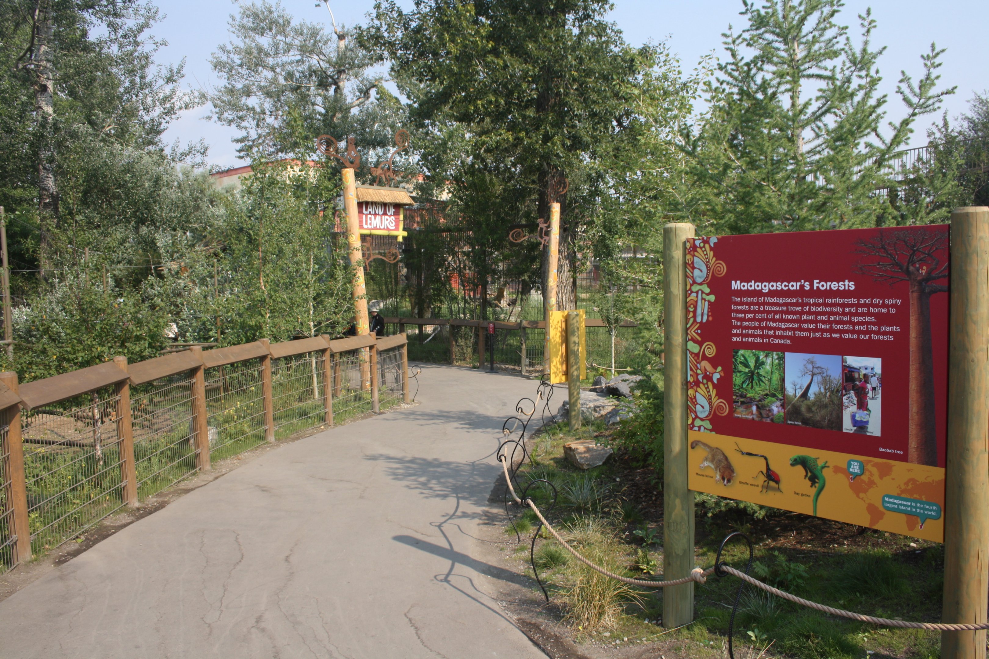 Land of Lemurs (New in 2017 and costing $8 million) - Entrance Pathway
