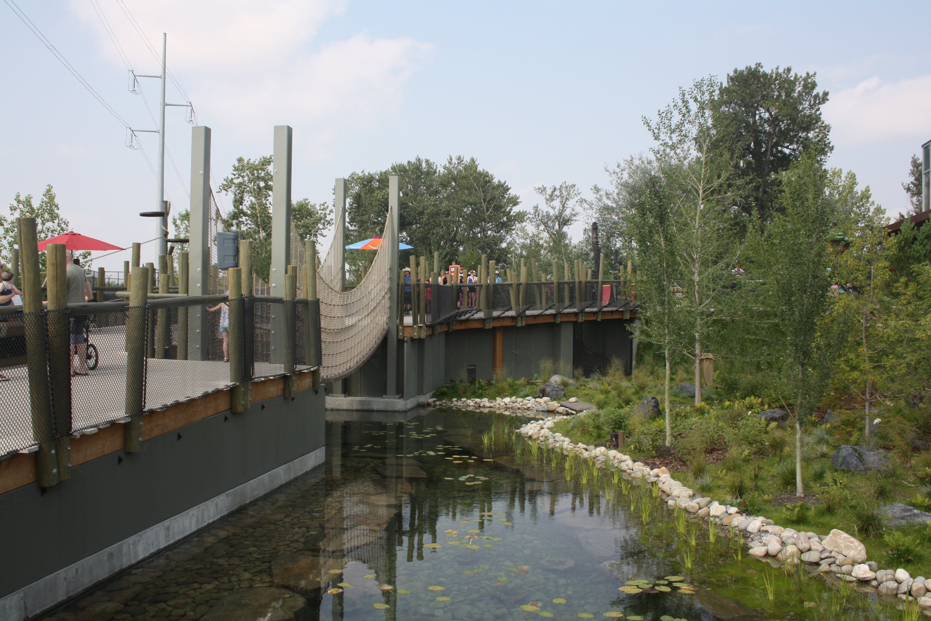 Land of Lemurs (New in 2017 and costing $8 million) - Walk-Through Exhibit Side View