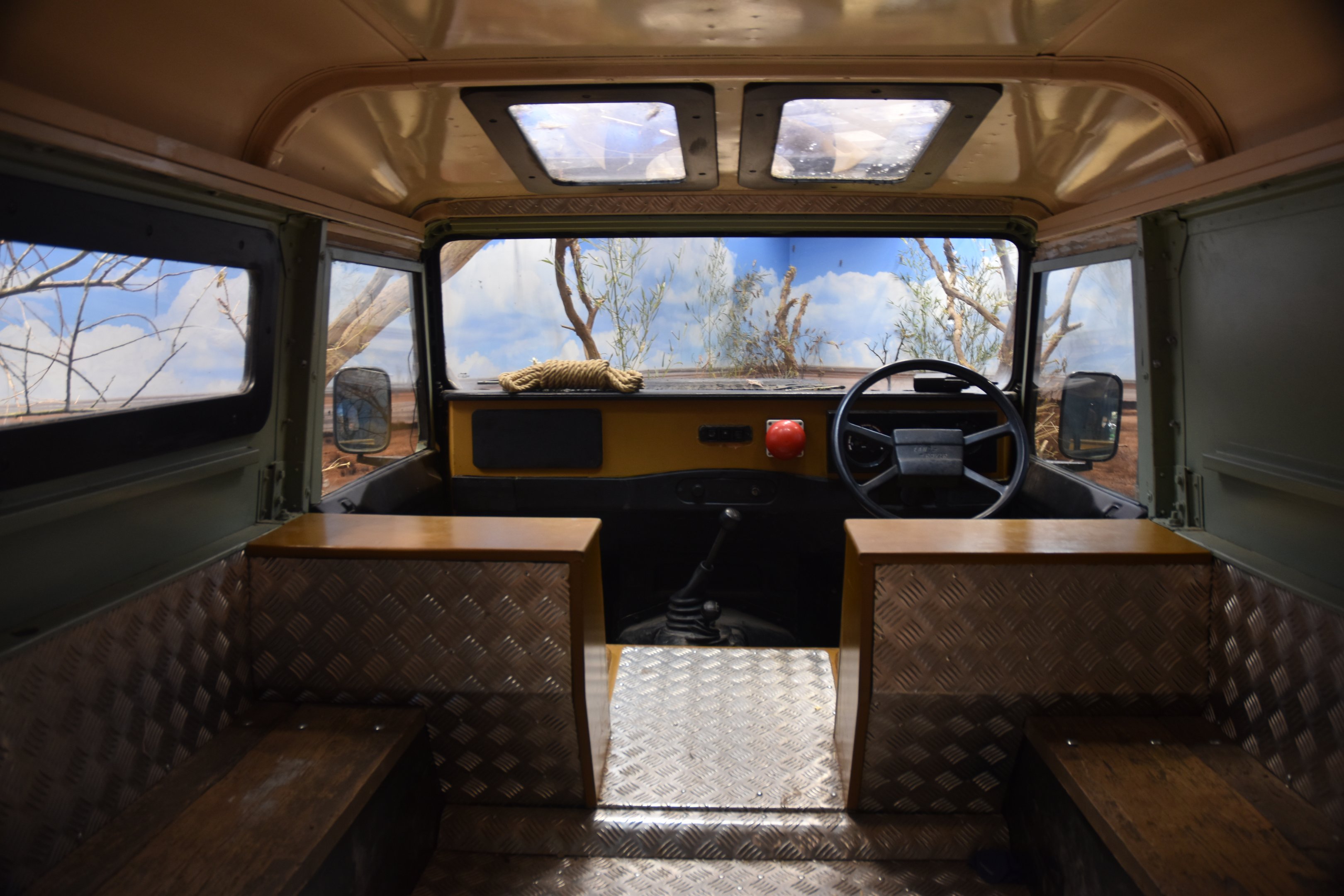 Land Rover Locust Viewing in Hidden Savannah, Heart of Africa at Chester, 12th April 2025