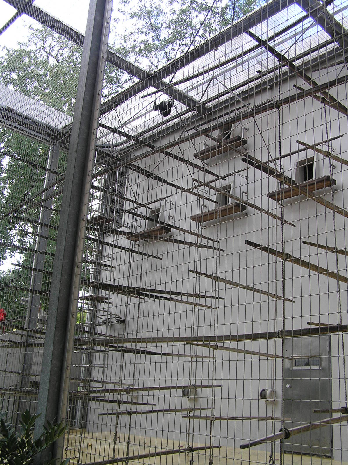 Lar gibbon enclosure - Stuttgart 2006