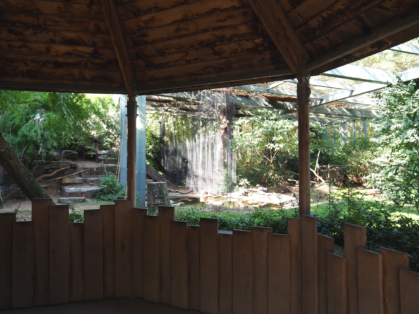 Large aviary next to the hippopotamus house, 2020-09-20
