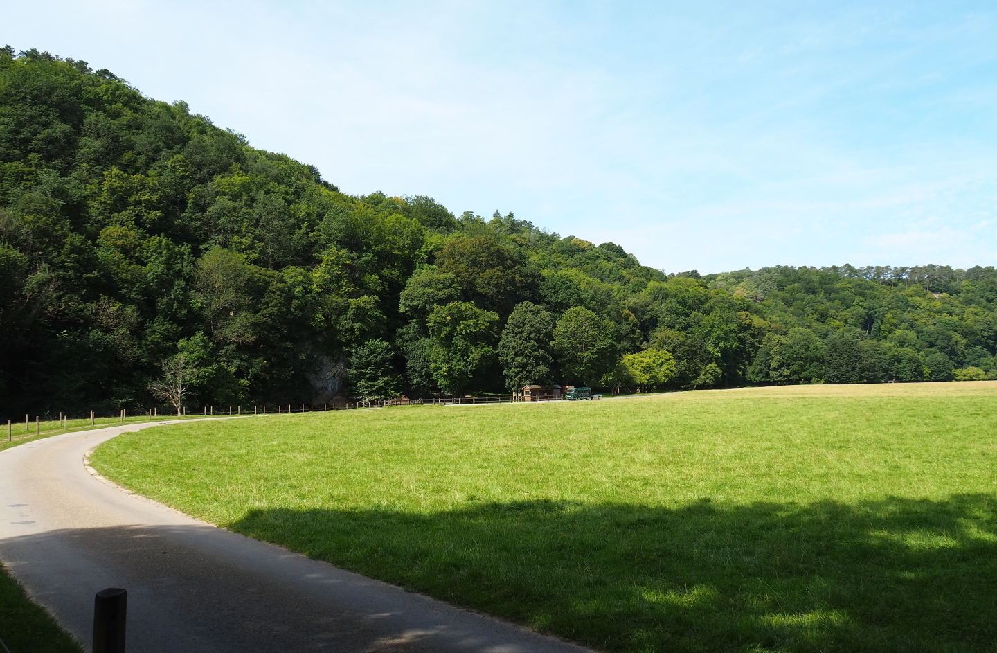Large mixed paddock in the Lesse Valley and lower part of the wildlife park, 2021-08-15