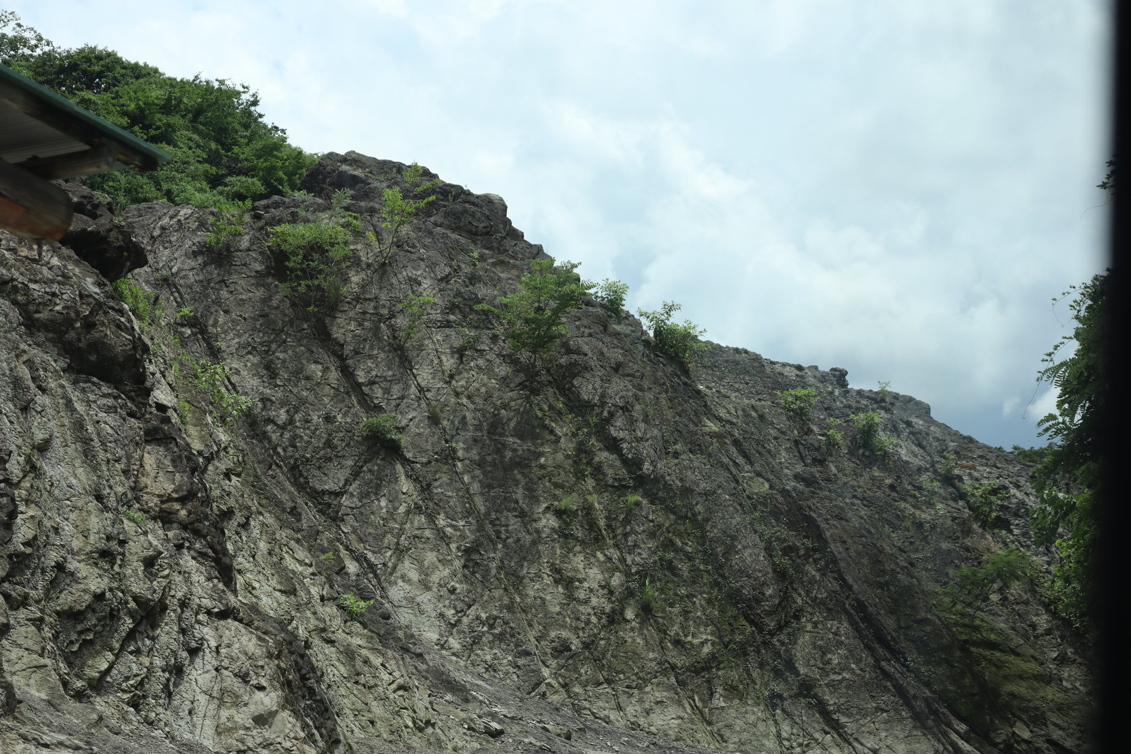 Large rock pile in the Africa Zone of Gunma Safari Park