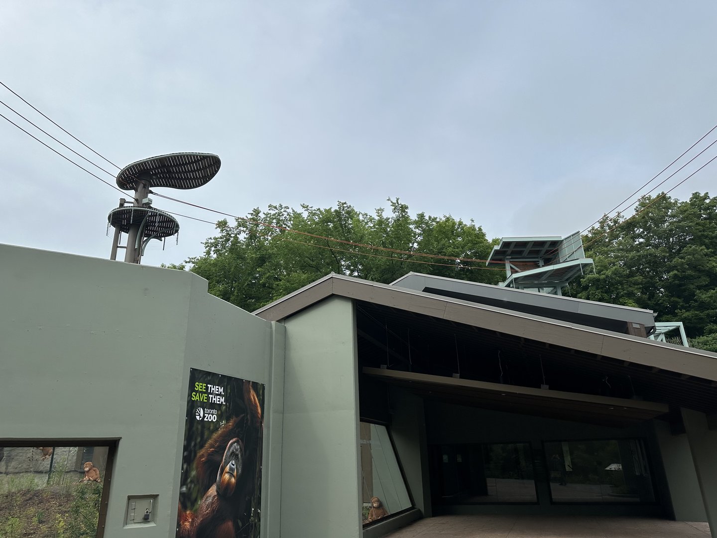 Large Viewing Window and Research Station/Rooms