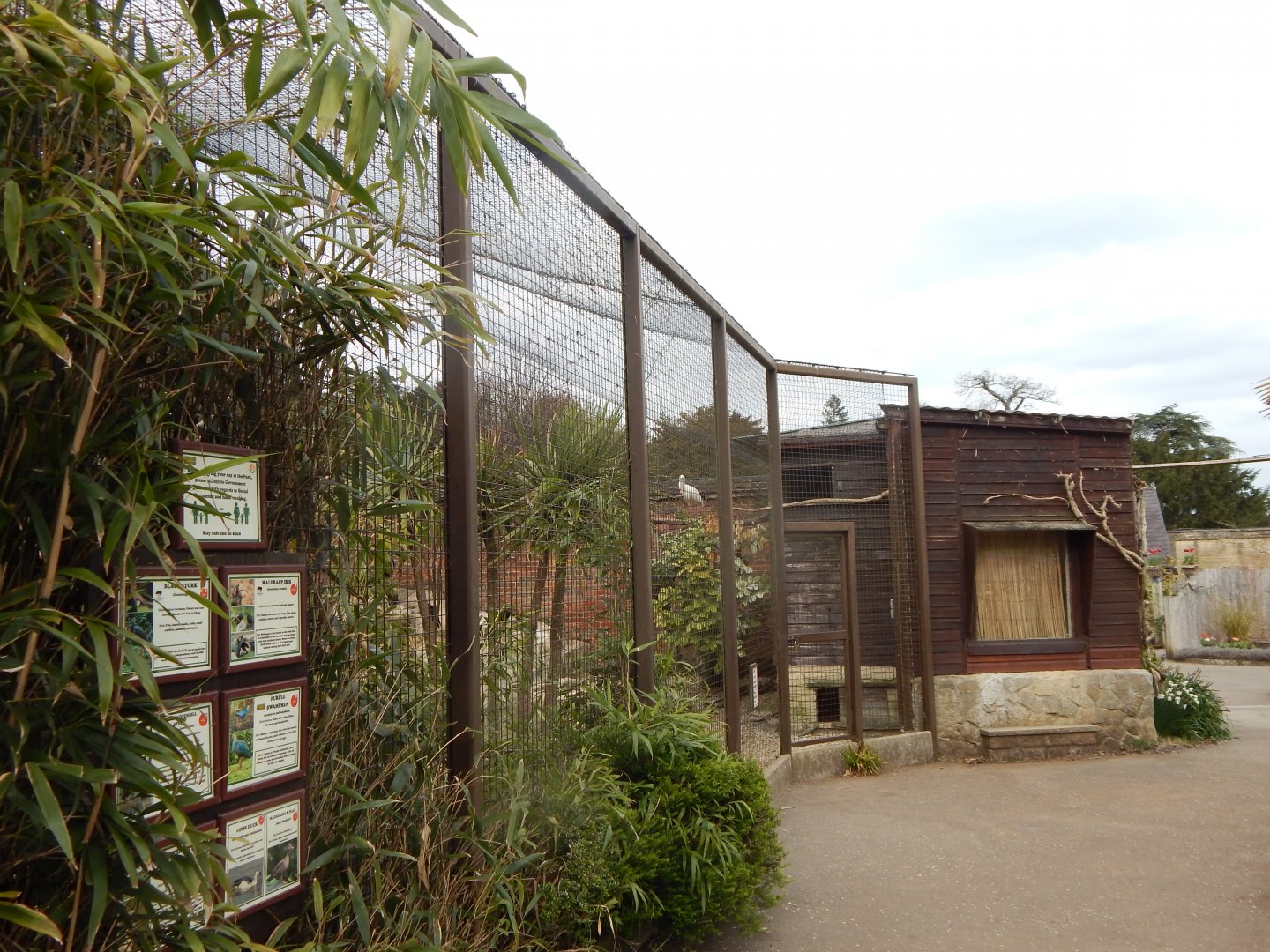 Large wading bird aviary - Walled Garden 210421