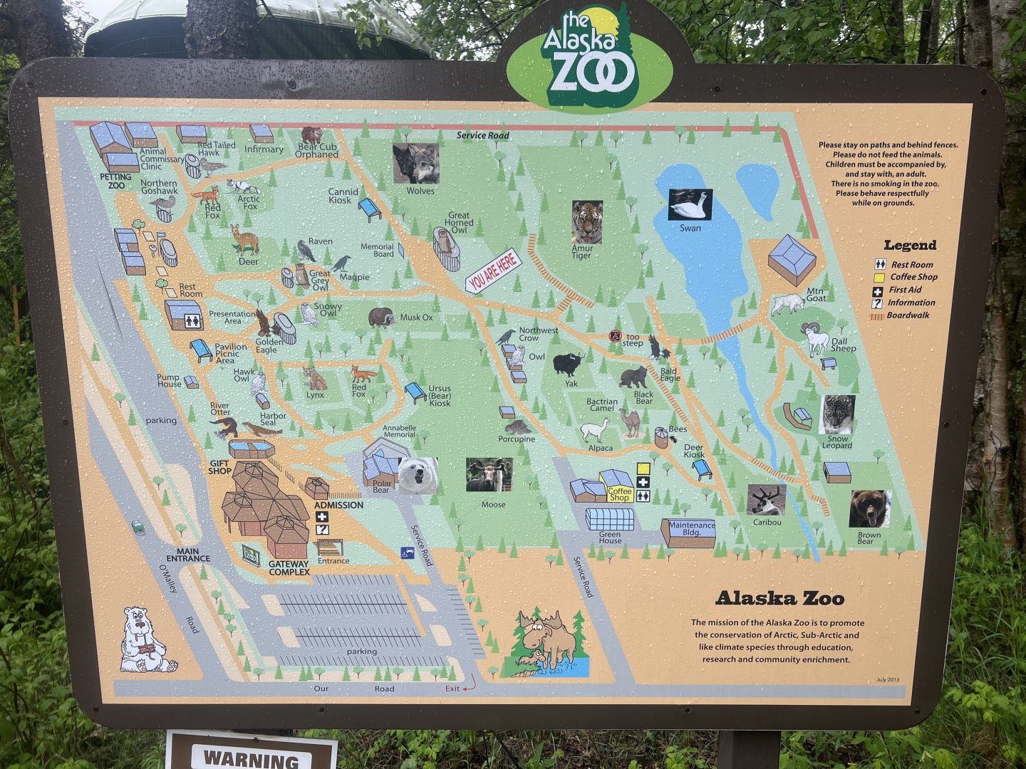 Latest Map.  Note Amur Tigers “coming soon.”