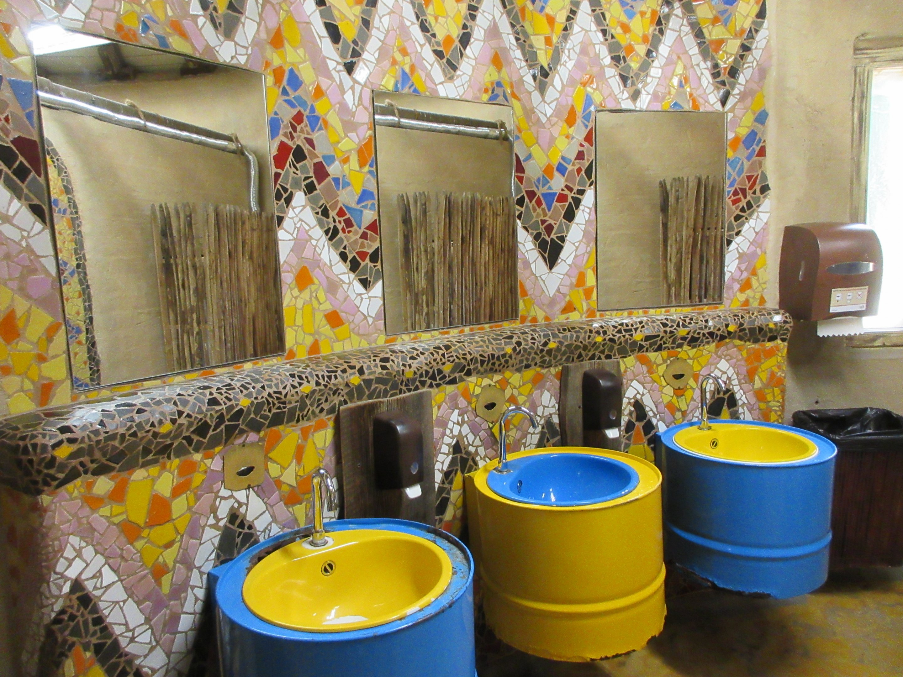 Lavatory in African area