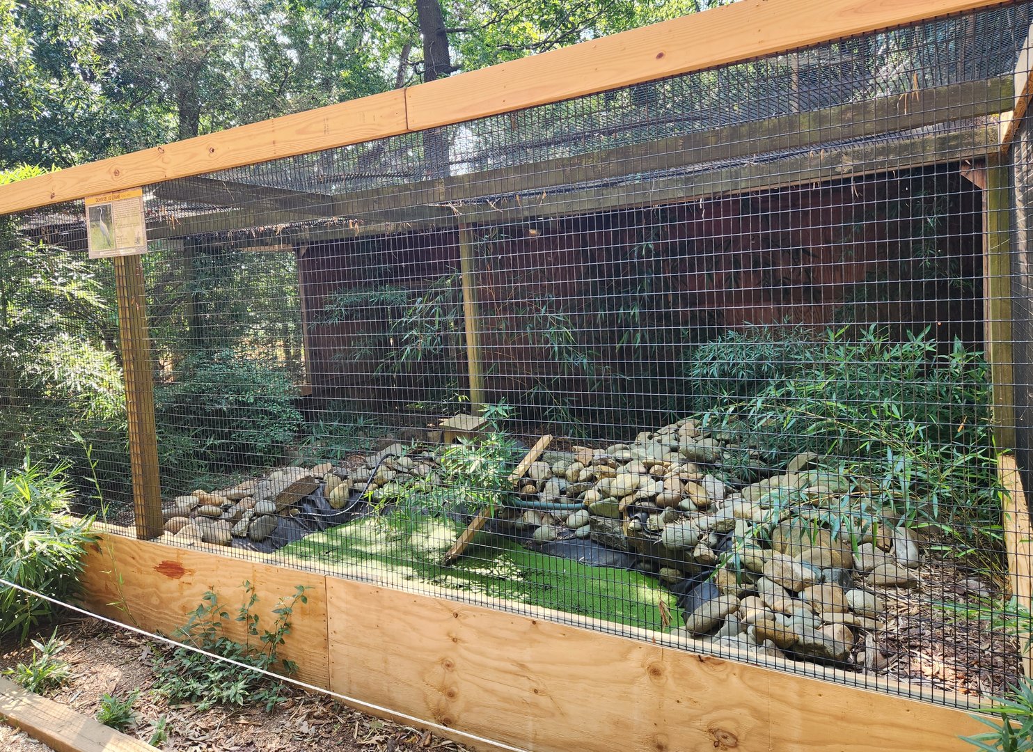 Lazy 5 Ranch - Empty bird exhibit