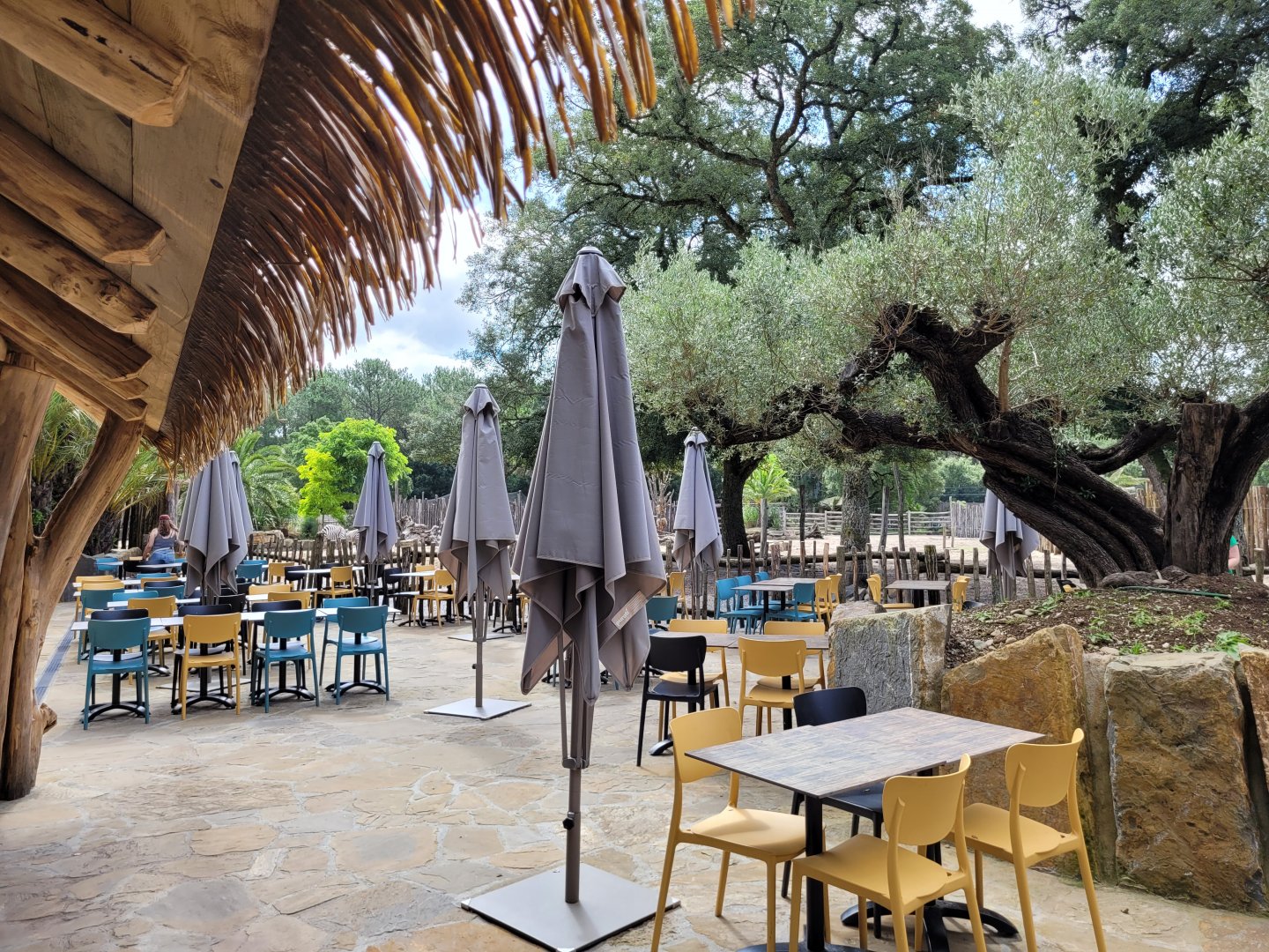"Le Jabiru" snack bar terrace -Zoo de Labenne (2024)