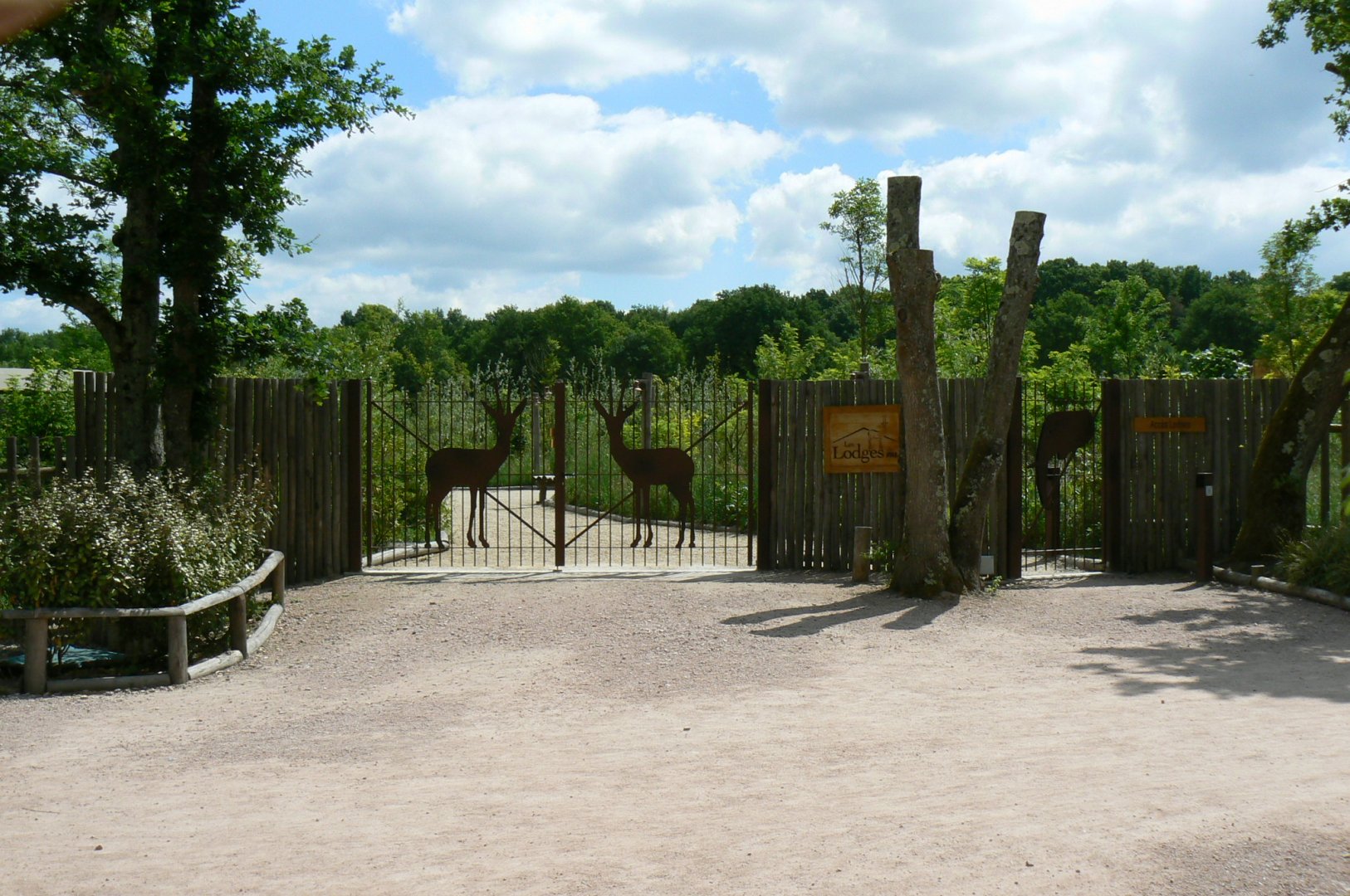 Le Pal - Lodges entrance